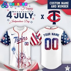 Minnesota Twins x 4th Of July USA Baseball Jersey 2025
