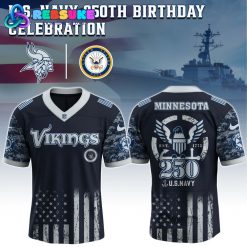Minnesota Vikings NFL x U.S. Navy 250th Birthday Celebration Jersey
