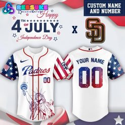 San Diego Padres x 4th Of July USA Baseball Jersey 2025