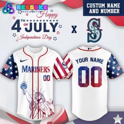 Seattle Mariners x 4th Of July USA Baseball Jersey 2025