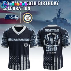 Seattle Seahawks NFL x U.S. Navy 250th Birthday Celebration Jersey
