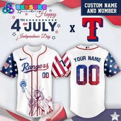 Texas Rangers x 4th Of July USA Baseball Jersey 2025