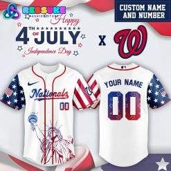 Washington Nationals x 4th Of July USA Baseball Jersey 2025