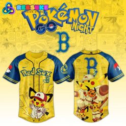 Boston Red Sox x Pokémon GO Night 2025 Limited Edition Jersey