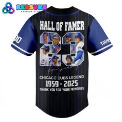 Chicago Cubs Ryne Sandberg Forever In Our Heart Baseball Jersey