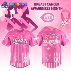 Cincinnati Reds MLB x Breast Cancer Awareness Month Jersey 2025