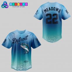 Detroit Tigers Parker Meadows Fishing Limited Edition Jersey 2025