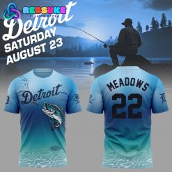 Detroit Tigers Parker Meadows Fishing Limited Edition Shirt 2025