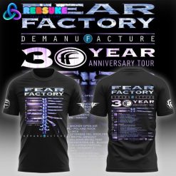 Fear Factory 2025 Demanufacture 30th Anniversary Tour Black Shirt
