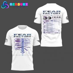 Fear Factory 2025 Demanufacture 30th Anniversary Tour White Shirt