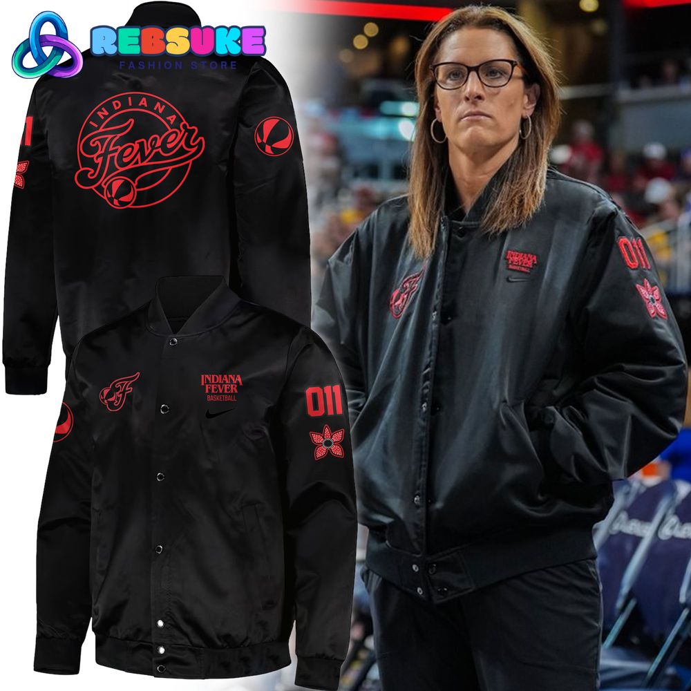 Indiana Fever Head Coach Stephanie White Stranger Things Limited Jacket Indiana Fever Head Coach Stephanie White Stranger Things Limited Jacket