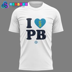 Indiana Fever Special New I Love PB White T-Shirt