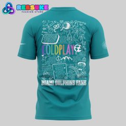Miami Dolphins x Coldplay World Tour 2025 Limited Edition Shirt