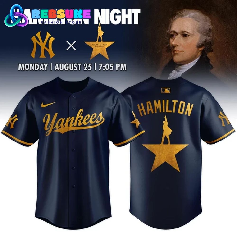 New York Yankees x Hamilton Night 2025 Limited Edition Jersey New York Yankees x Hamilton Night 2025 Limited Edition Jersey