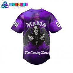 Ozzy Osbourne Mama Im Coming Home Limited Baseball Jersey