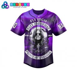 Ozzy Osbourne Mama Im Coming Home Limited Baseball Jersey