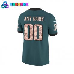 Philadelphia Eagles 2025 Military Appreciation Day Football Jersey Green