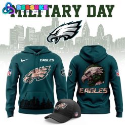 Philadelphia Eagles 2025 Military Day Limited Edition Hoodie Set