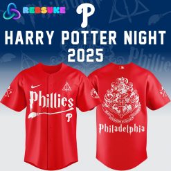 Philadelphia Phillies x Harry Potter Night 2025 Red Jersey