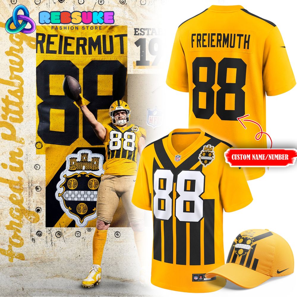 Pittsburgh Steelers Gold Alternate 1933 Throwback Game Football Jersey Pittsburgh Steelers Gold Alternate 1933 Throwback Game Football Jersey