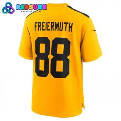 Pittsburgh Steelers Gold Alternate 1933 Throwback Game Football Jersey