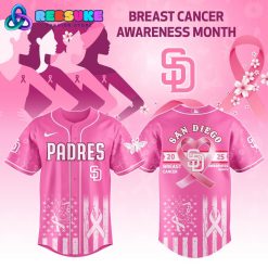 San Diego Padres MLB x Breast Cancer Awareness Month Jersey 2025