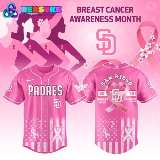 San Diego Padres MLB x Breast Cancer Awareness Month Jersey 2025