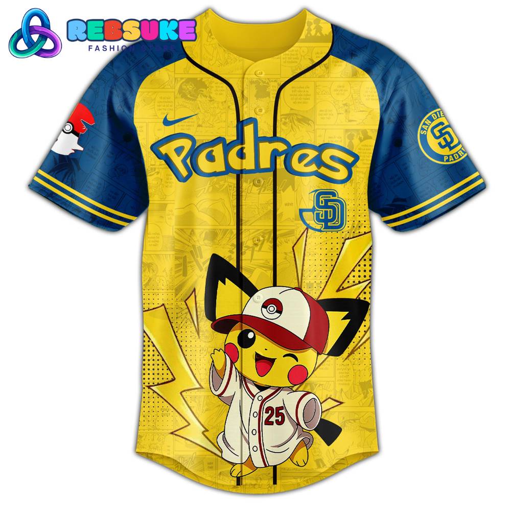 San Diego Padres x Pokémon GO Night 2025 Limited Edition Jersey