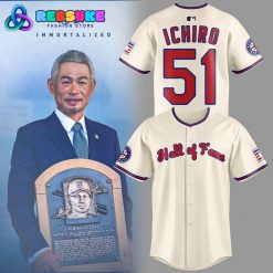 Seattle Mariners Ichiro Suzuki x Hall Of Fame 2025 Jersey