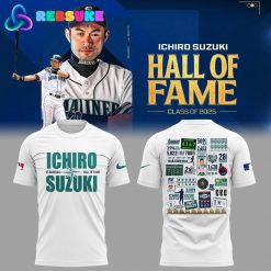 Seattle Mariners Ichiro Suzuki x Hall Of Fame 2025 Shirt