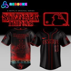 Texas Rangers x Stranger Things Limited Edition Jersey 2025