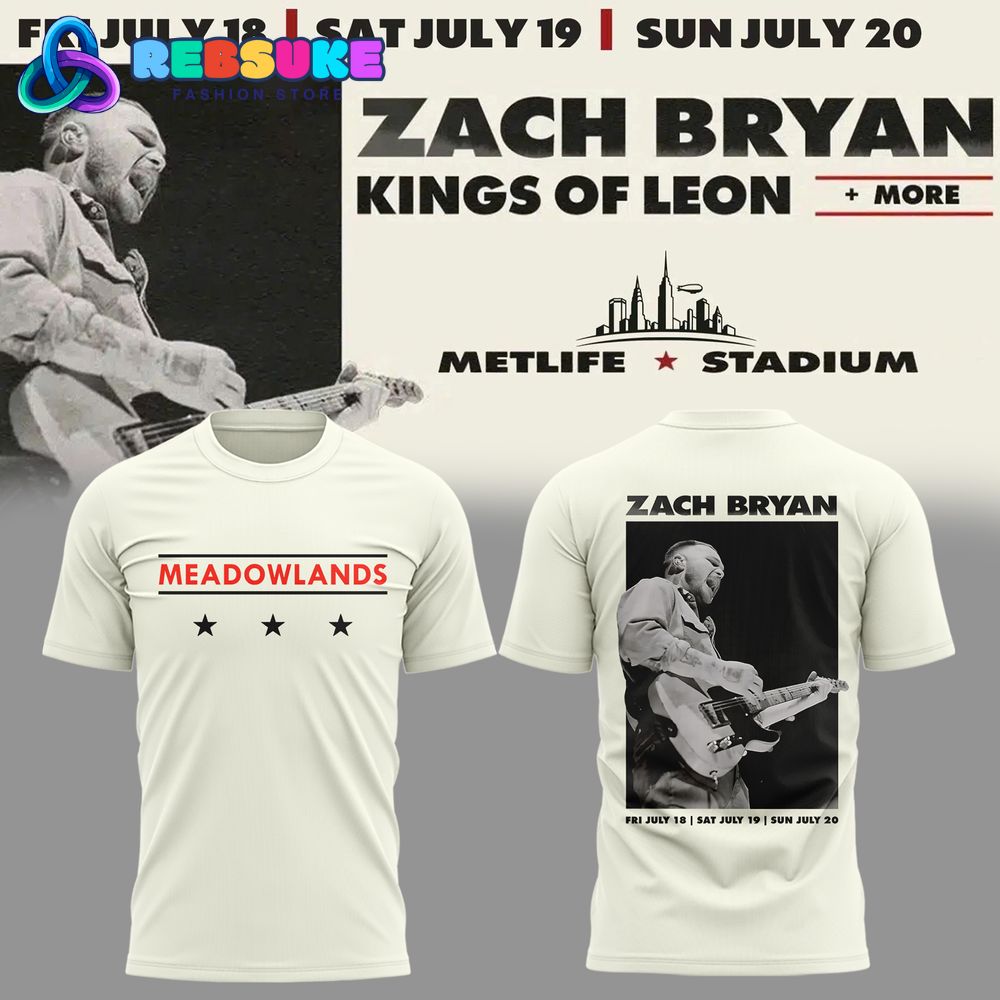 Zach Bryan Meadowlands Limited Edition Shirt 2025 Zach Bryan Meadowlands Limited Edition Shirt 2025