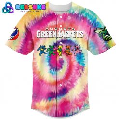 Augusta GreenJackets x Grateful Dead Night Baseball Jersey