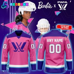 Barbie x PWHL Perfect gift for fans 2025 Hockey Jersey