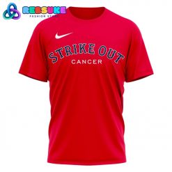 Boston Red Sox “Strike Out Cancer” Red T-Shirt