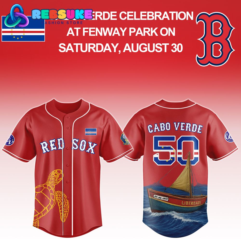 Boston Red Sox x Cabo Verd 50 Years Strong Jersey 2025