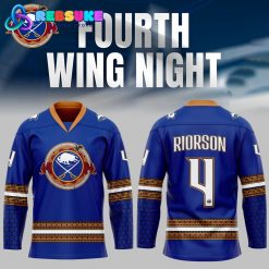 Buffalo Sabres x Fourth Wing Night Limited Edition Hockey Jersey