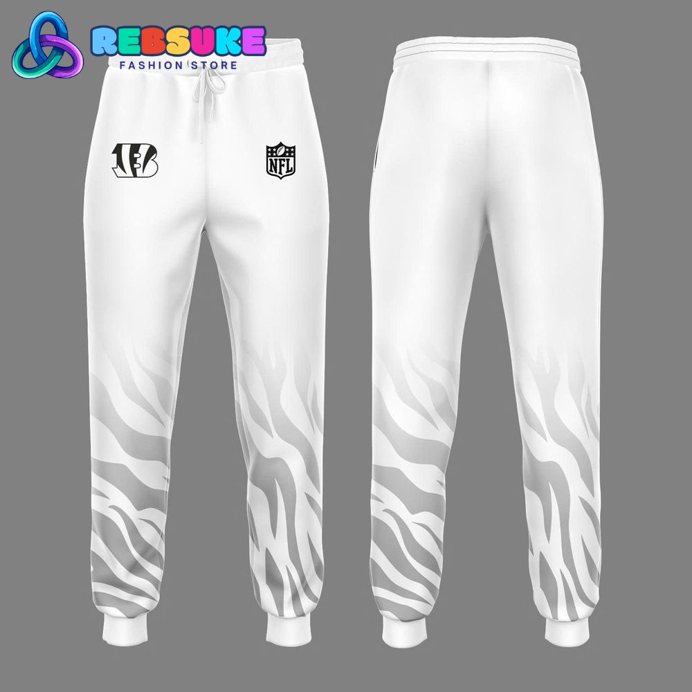 Cincinnati Bengals New 2025 White Limited Edition Hoodie Set