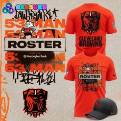 Cleveland Browns The Elf 53 Man Roster Orange Shirt