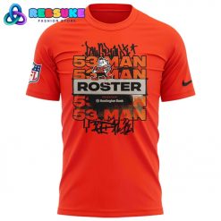 Cleveland Browns The Elf 53 Man Roster Orange Shirt