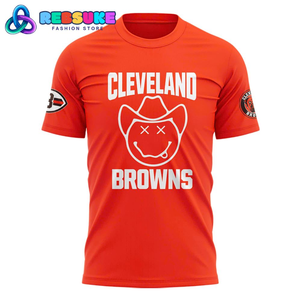Cleveland Browns x Morgan Wallen Tour 2025 Orange Shirt