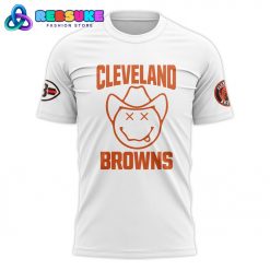 Cleveland Browns x Morgan Wallen Tour 2025 White Shirt