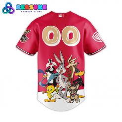 El Paso Chihuahuas x Looney Tunes Custom Name Baseball Jersey