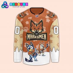 Fayetteville Marksmen x Bluey Day 2025 Personalized Hockey Jersey