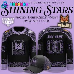 Fayetteville Marksmen x Hockey Fights Cancer Night 2025 Hockey Jersey