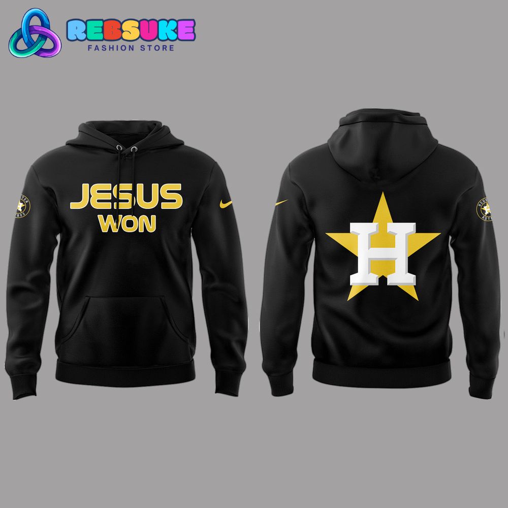 Houston Astros New 2025 Jesus Won Hoodie Set