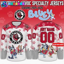 Huntsville Havoc x Bluey Day 2025 Personalized Hockey Jersey