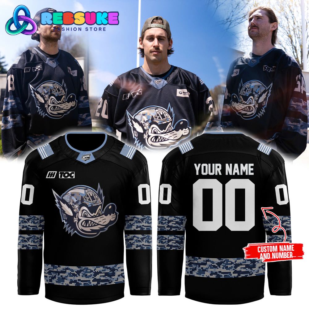 Huntsville Havoc x Military Appreciation Day Night 2025 Hockey Jersey