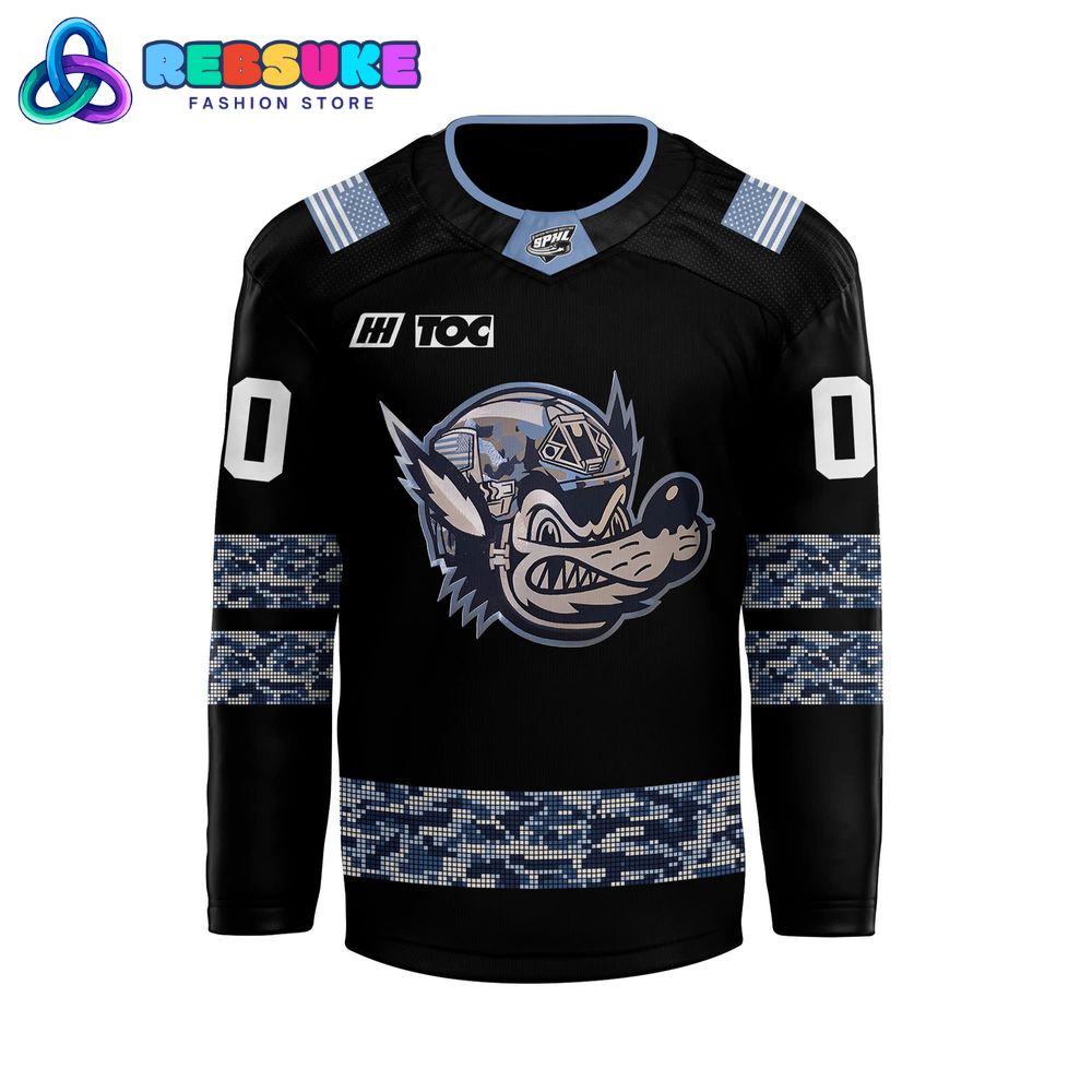 Huntsville Havoc x Military Appreciation Day Night 2025 Hockey Jersey