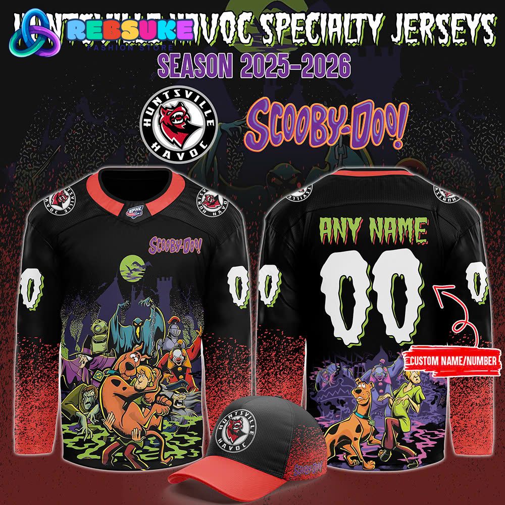 Huntsville Havoc x ScooBy-Doo Night 2025 Hockey Jersey